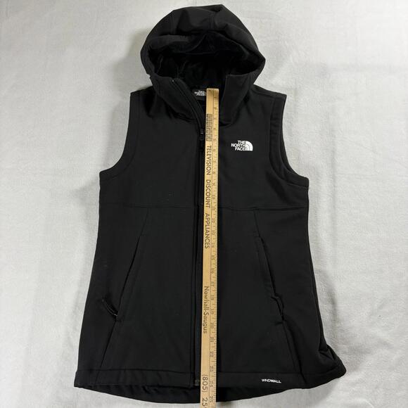 The North Face WindWall Vest Womens Small Black Softshell Hooded Outdoor - Picture 7 of 10
